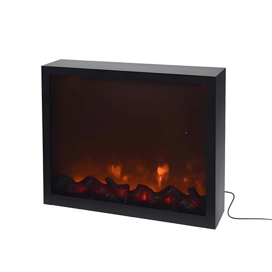 Camino elettrico con led 41x10x35 cm