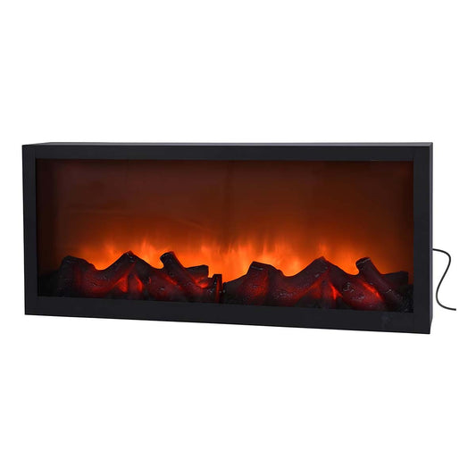 Camino elettrico con led 57x10x25 cm