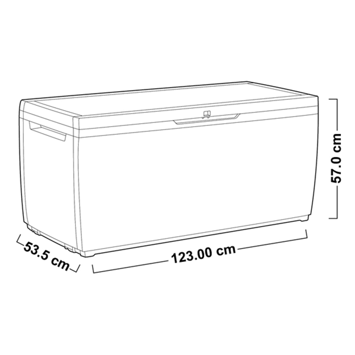 Keter baule da giardino marrone Springwood