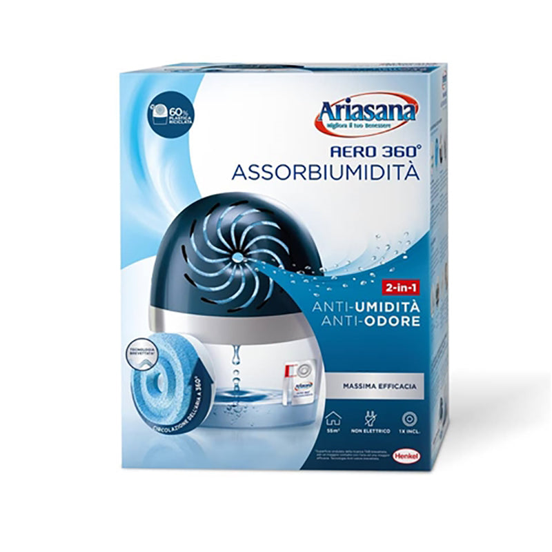 Kit Ariasana Aero 360 assorbiumidità inclusa tab 450 g