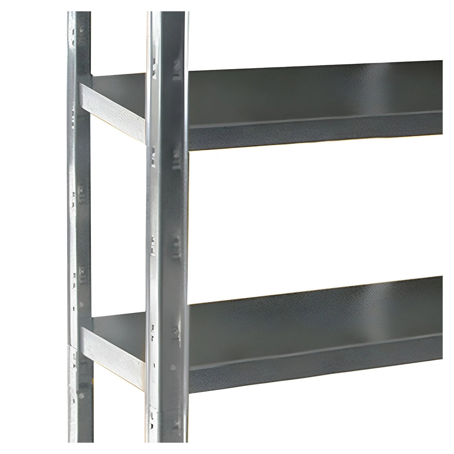 Kit scaffale in acciaio zincato 5 ripiani 100x185x40 cm