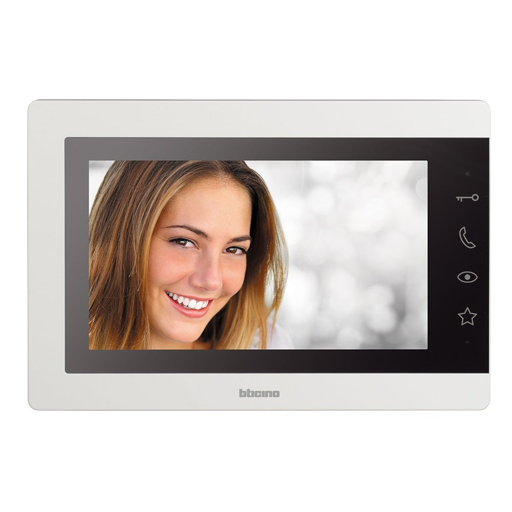 Kit videocitofono Bticino a 2 fili con schermo touch da 7 " mono o bifamiliare
