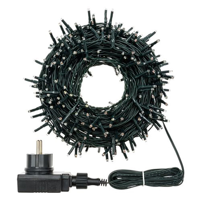 Catena luci di Natale 18m 300 miniled bianco caldo Lotti 48669