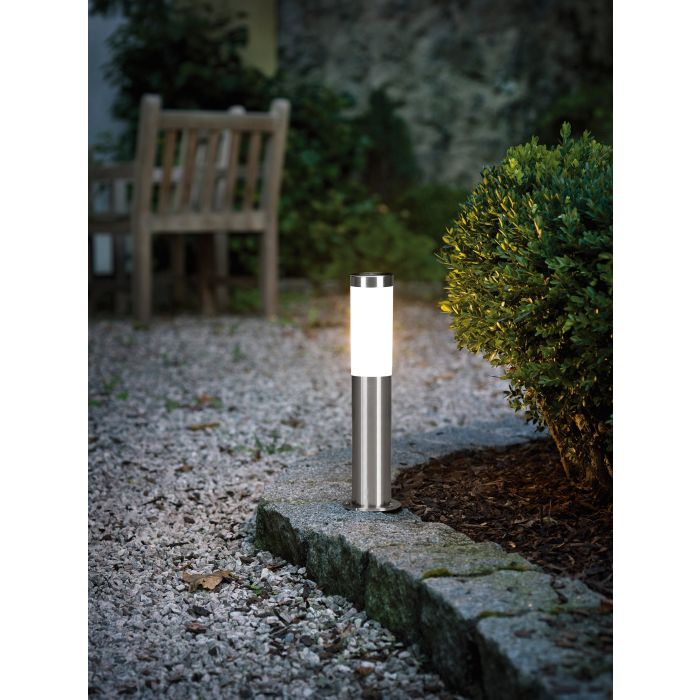 Lampione da giardino Eglo Helsinki 81751 45 cm acciaio inox