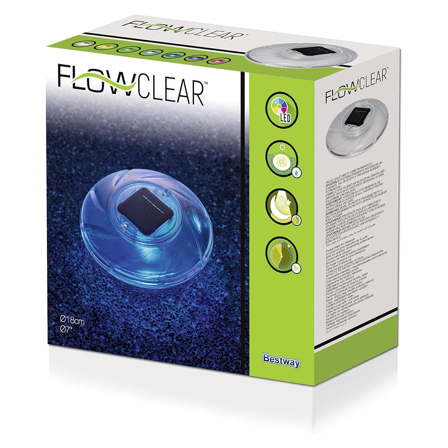 Luce solare galleggiante a led multicolore Bestway 58111