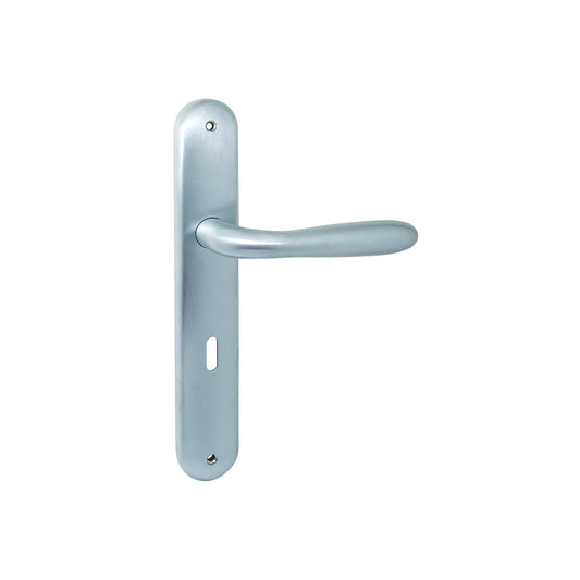 Maniglia per porta battente con placca interasse 70mm Colombo Robot