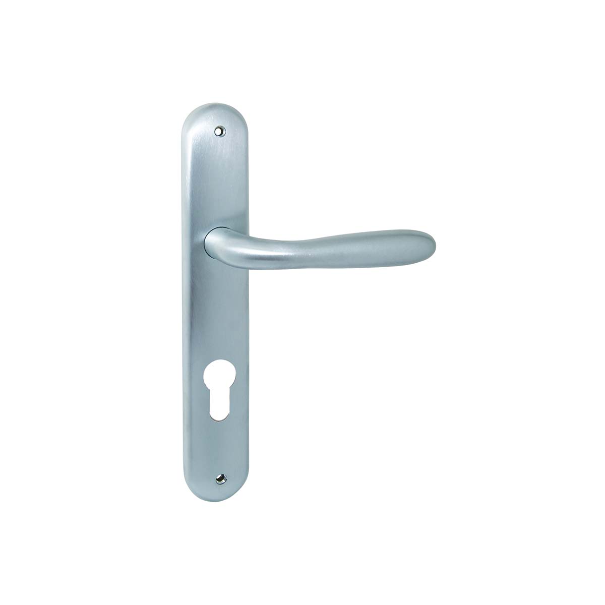 Maniglia per porta battente cromo con placca interasse 85mm Colombo Robot