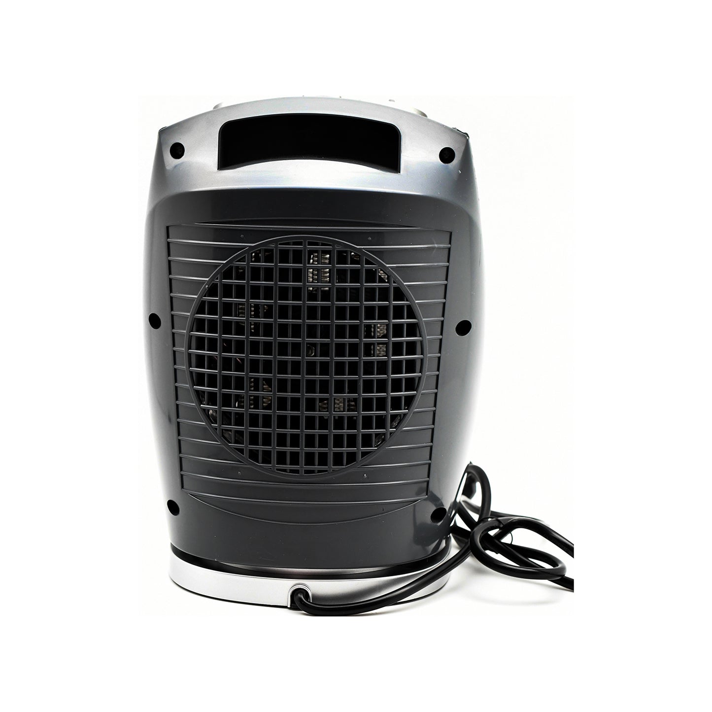 Stufa elettrica portatile oscillante 750/1500 W funzione caldo e freddo argento