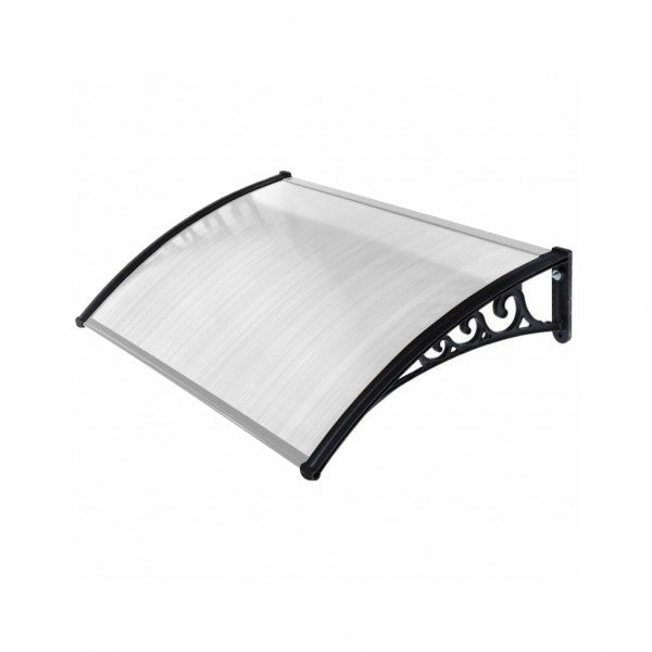 Pensilina tettoia per esterni 60x100 cm in policarbonato alveolare modulabile