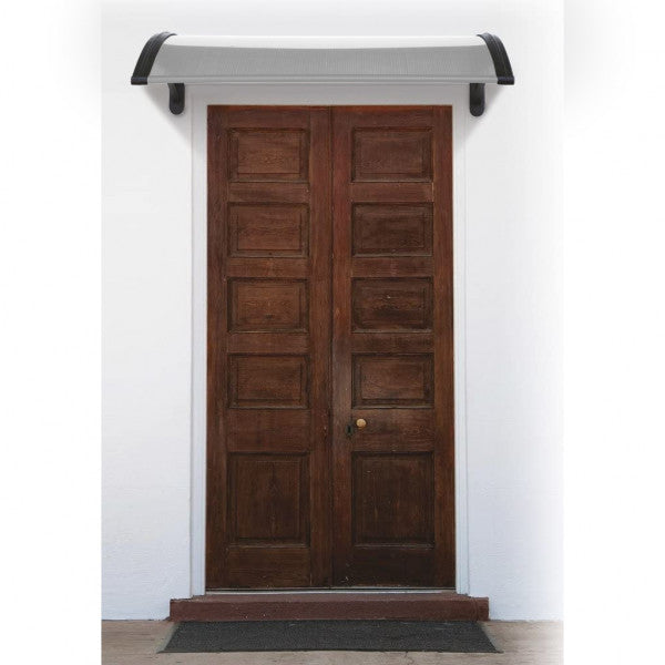 Pensilina tettoia per esterni 60x100 cm in policarbonato alveolare modulabile