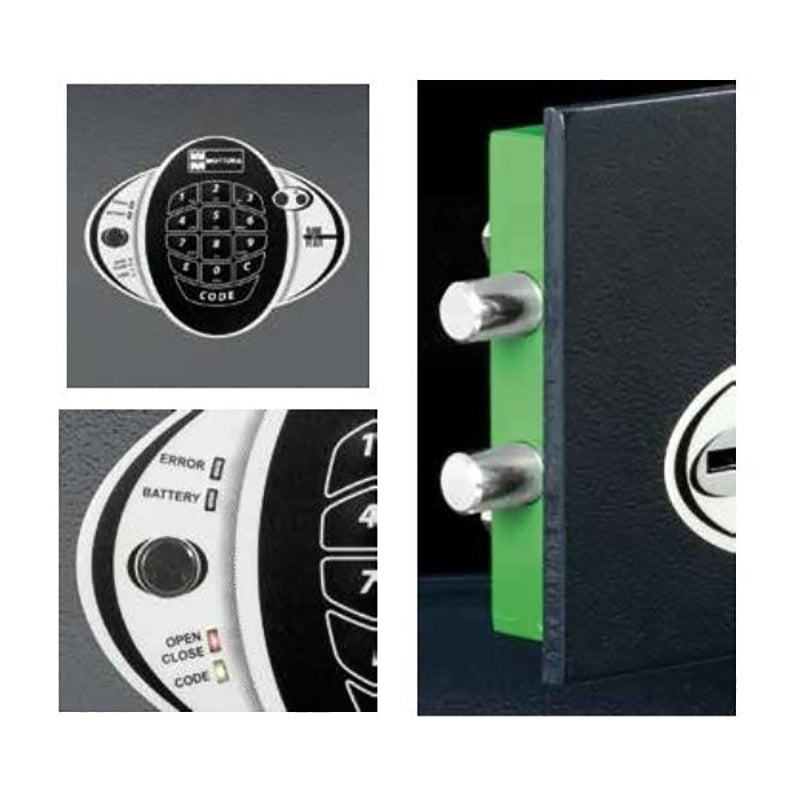 Cassaforte Special a incasso 290x410x200 mm con chiave a doppia mappa