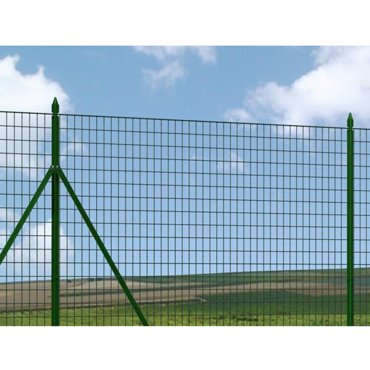 Rete elettrosaldata zincata maglia 50x75 mm H 1,5x25 mt