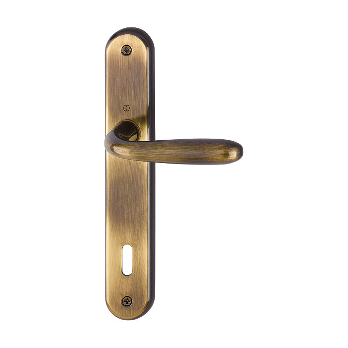 Maniglia Hoppe Santiago placca 90 mm per porte da interni
