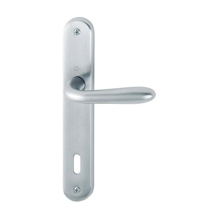 Maniglia Hoppe Santiago placca interasse 70 mm per porte da interni