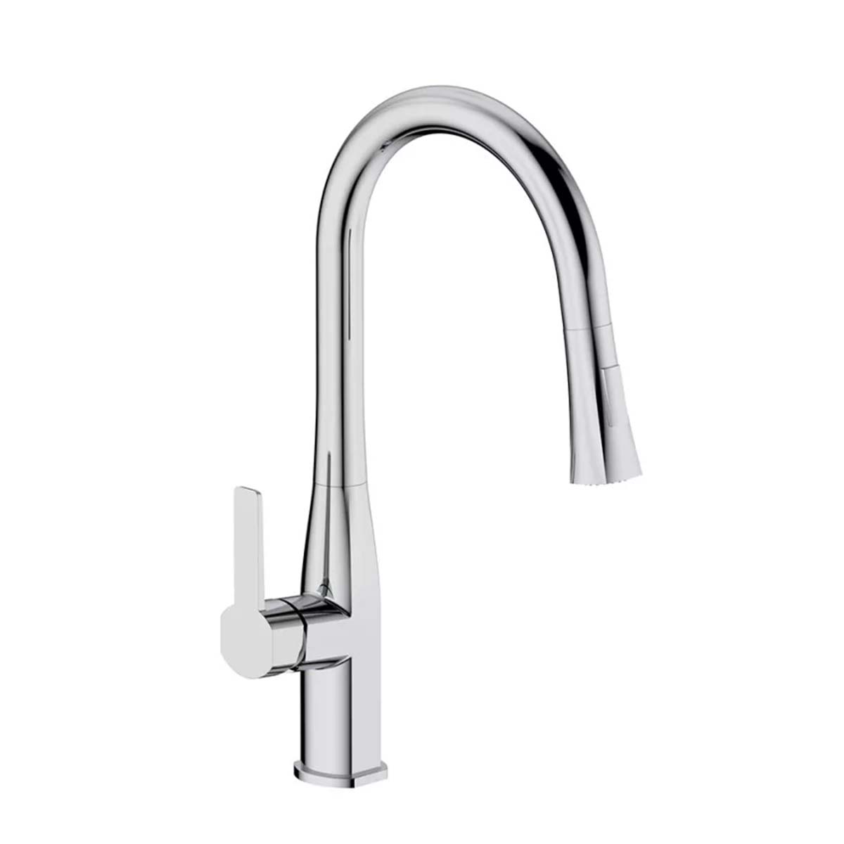 Miscelatore lavello con docetta estraibile Vancouver monocomando cromato