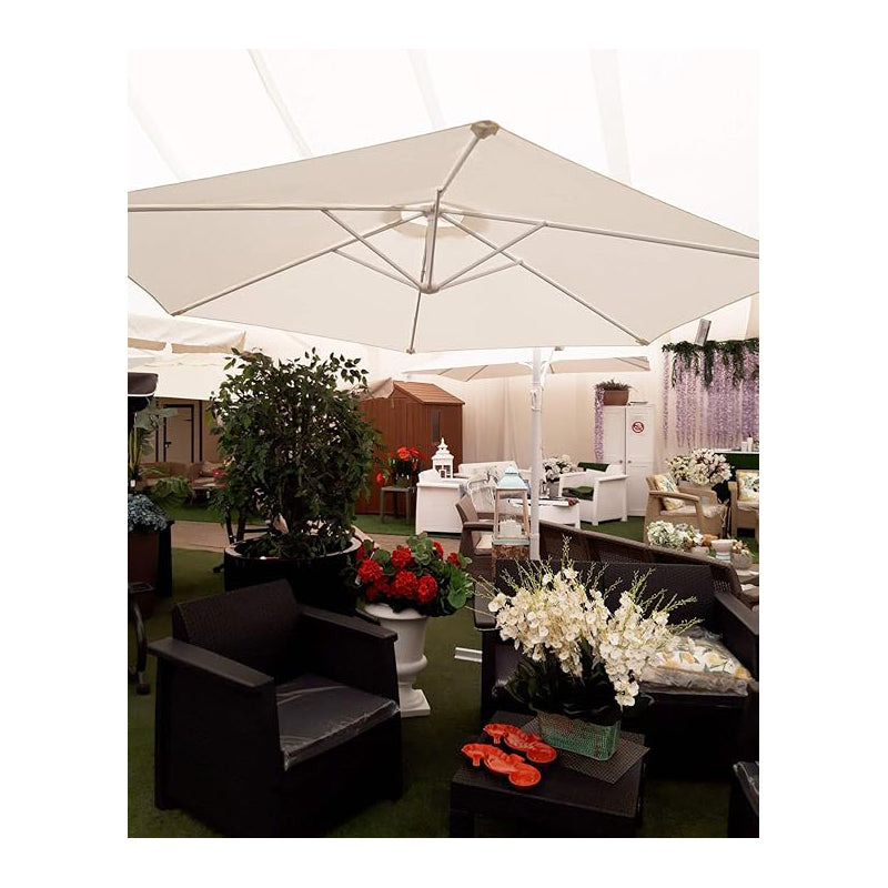 Ombrellone da giardino con braccio Saranda 300x300 cm