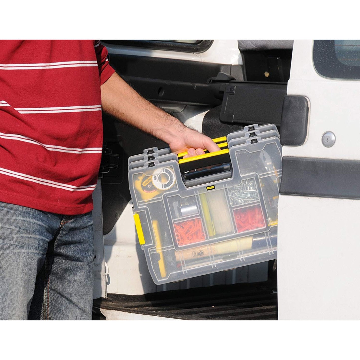 Organizer 14 scomparti 37,5x6,7x29,2 cm Stanley Sort Master Junior 1-97-483