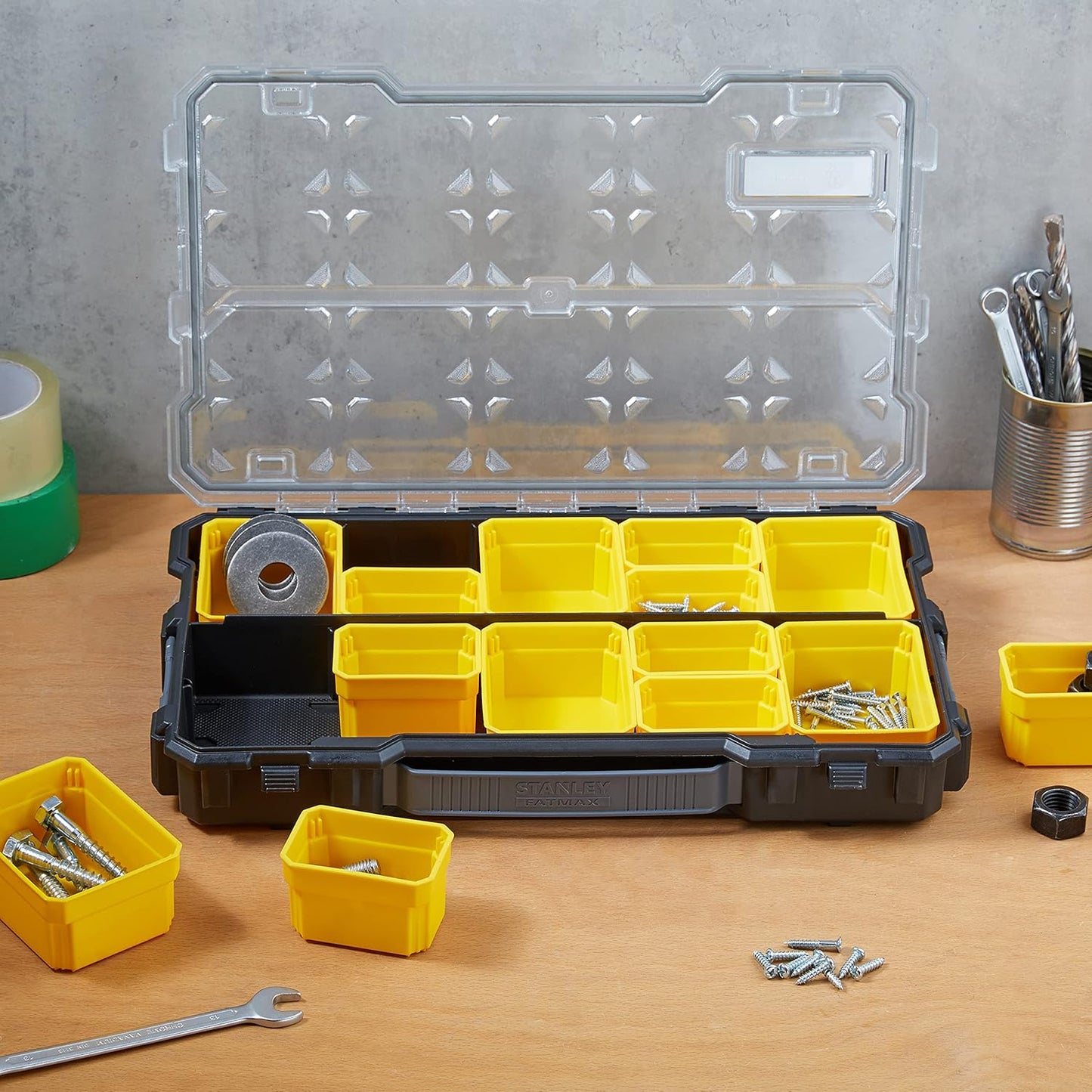 Organizer 14 scomparti 43,2X26,7X6,4 cm Stanley FatMax FMST1-75779