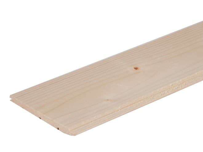 Perline di abete 10x100x2000 mm confezione da 10 pezzi 2 mq.