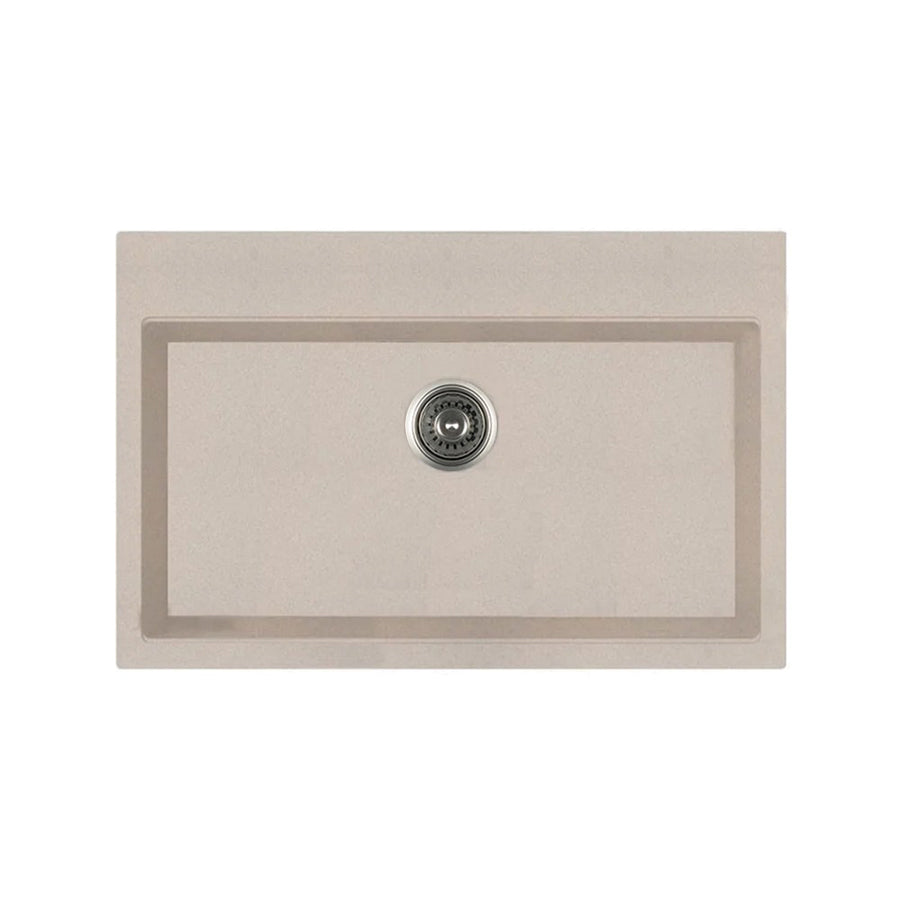 Lavello pietraplus monovasca in fragranite 78x51 cm varie finiture