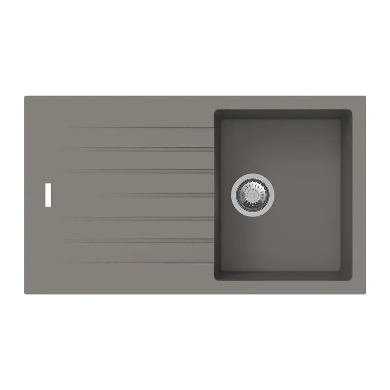 Lavello pietraplus in fragranite 86x50 cm con gocciolatoio reversibile