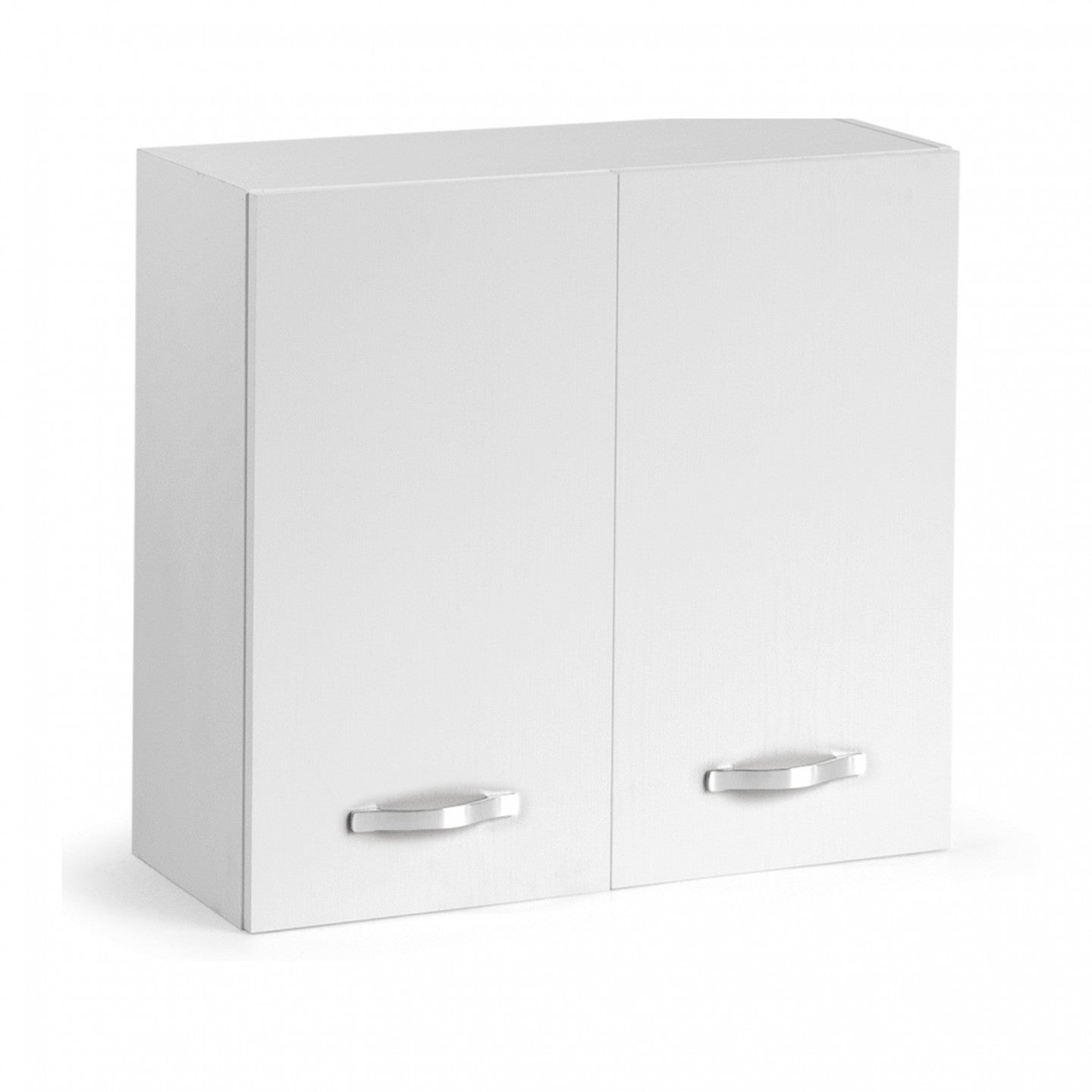 Pensile per cucina 2 ante 80x30x72 olmo perla maniglie cromate