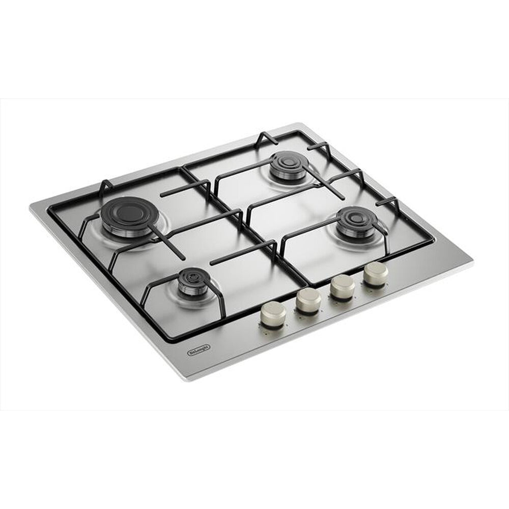 Piano cottura De Longhi YLG60F 4 fuochi a gas 59.5 cm in acciaio inox