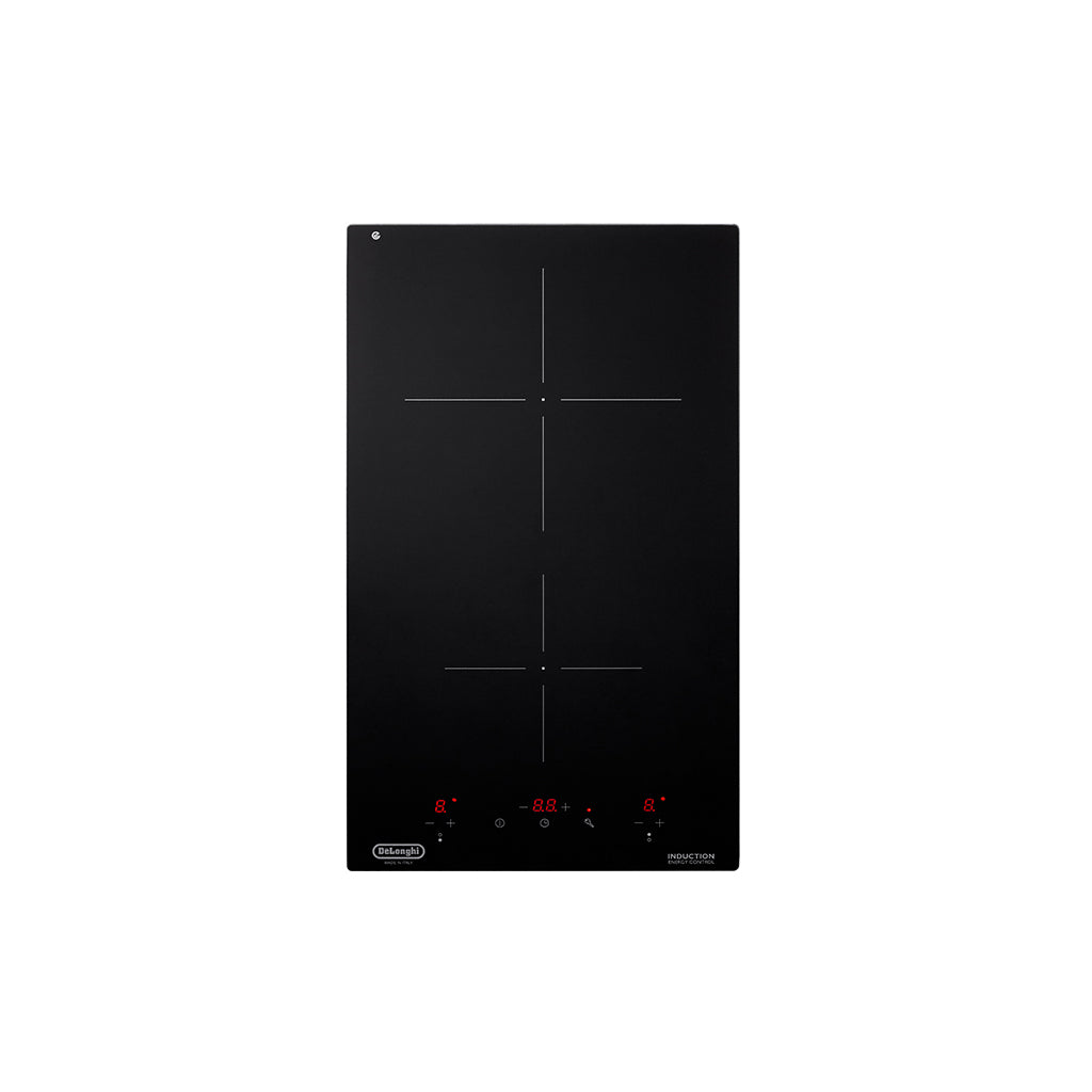 Piano cottura a induzione De Longhi Pin 32 a incasso 30 cm nero