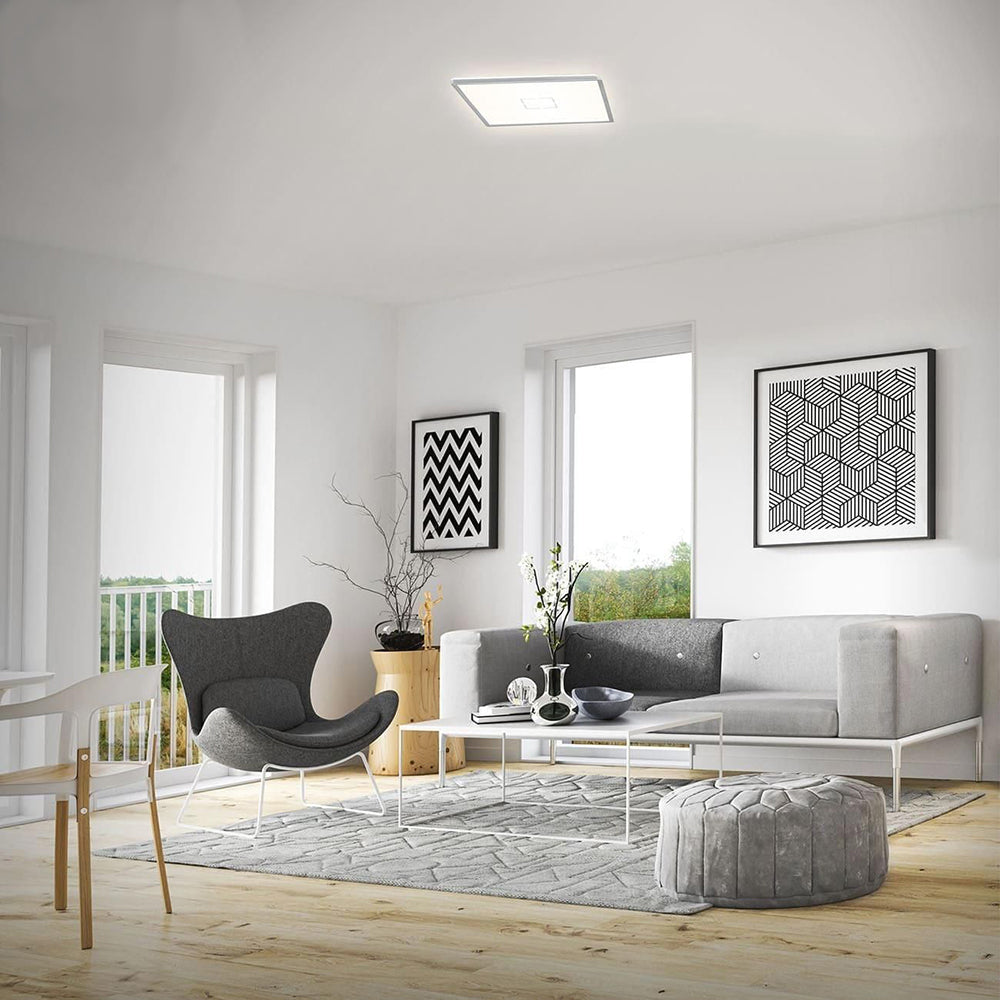 Plafoniera a led quadrata 4000 K 3000 lm 22 W Briloner