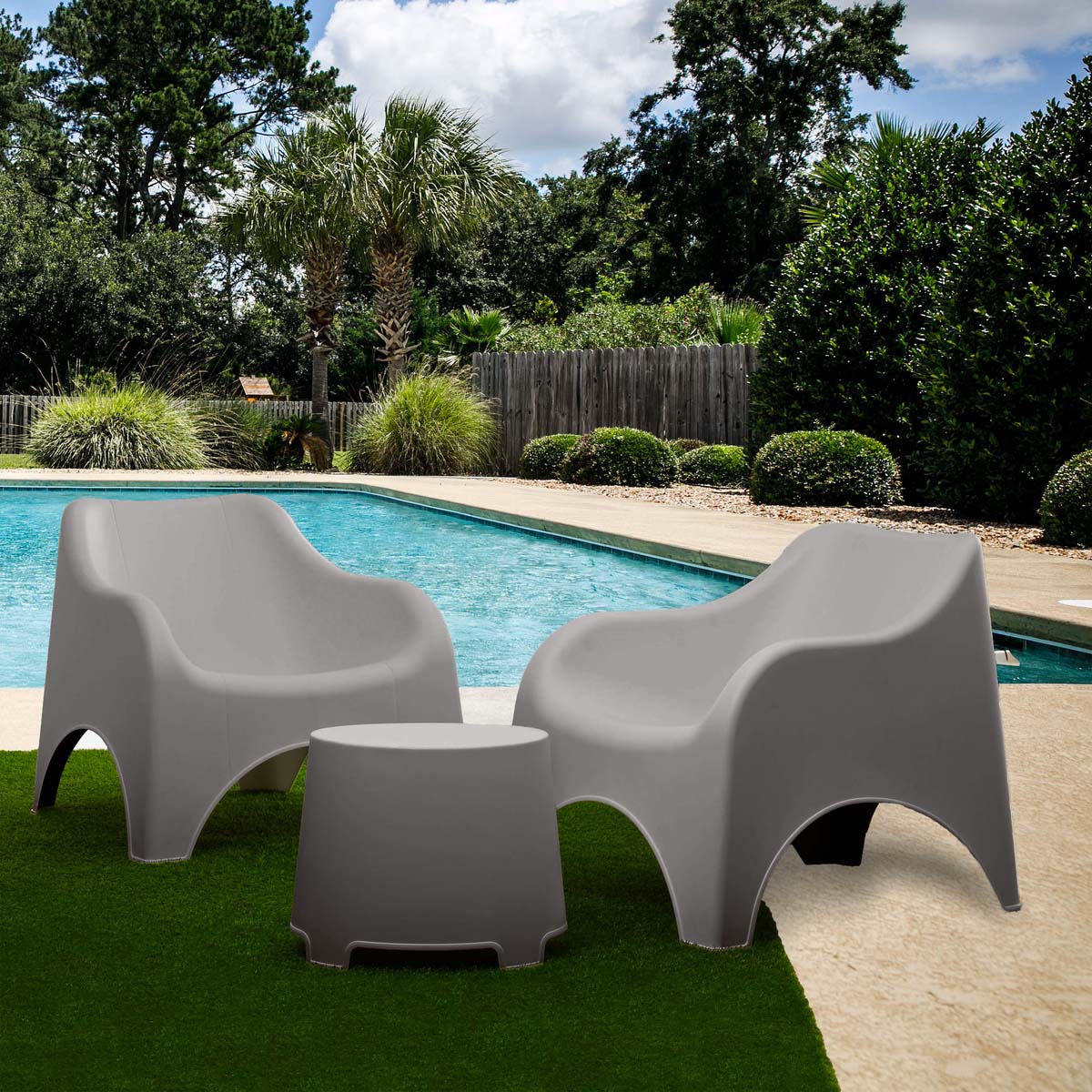 Poltrona da esterno Nuvola impilabile