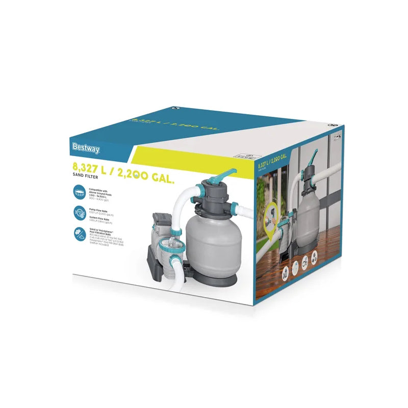 Pompa di filtraggio a sabbia per piscine Bestway 58499 8.327 L/h