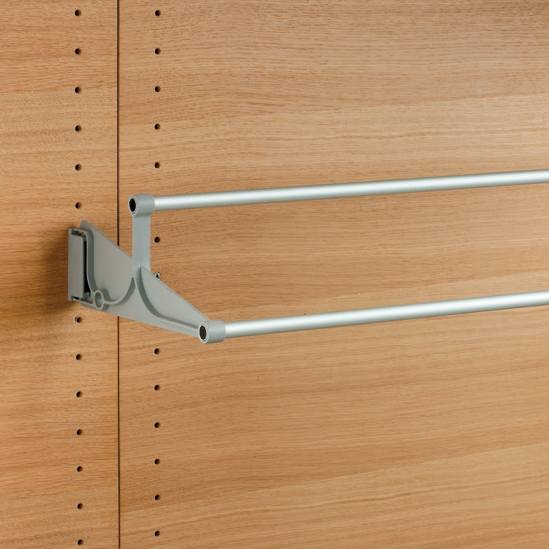 Portascarpe estensibile Tac 56-100 cm in alluminio grigio