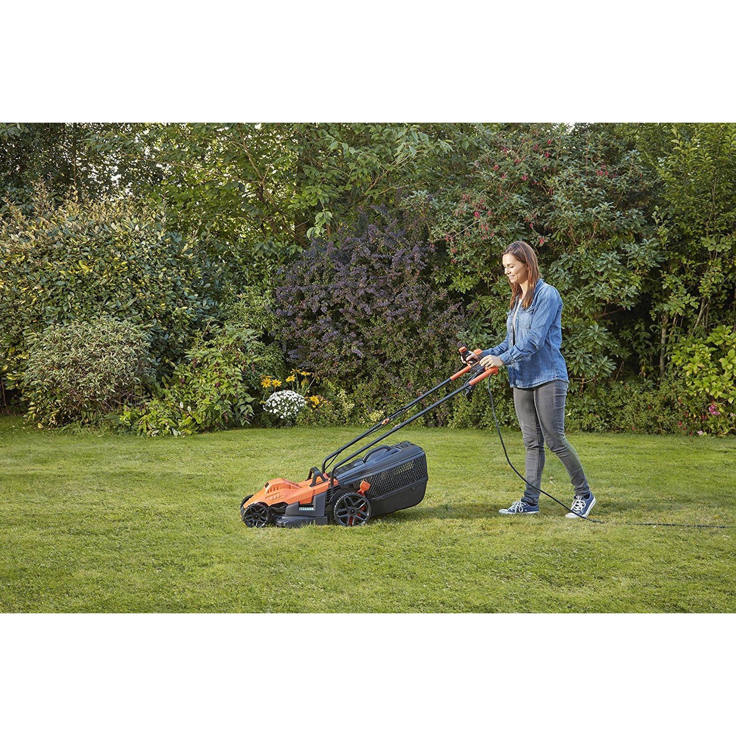 Rasaerba a filo Black+Decker 1400 W 34 cm impugnatura bike