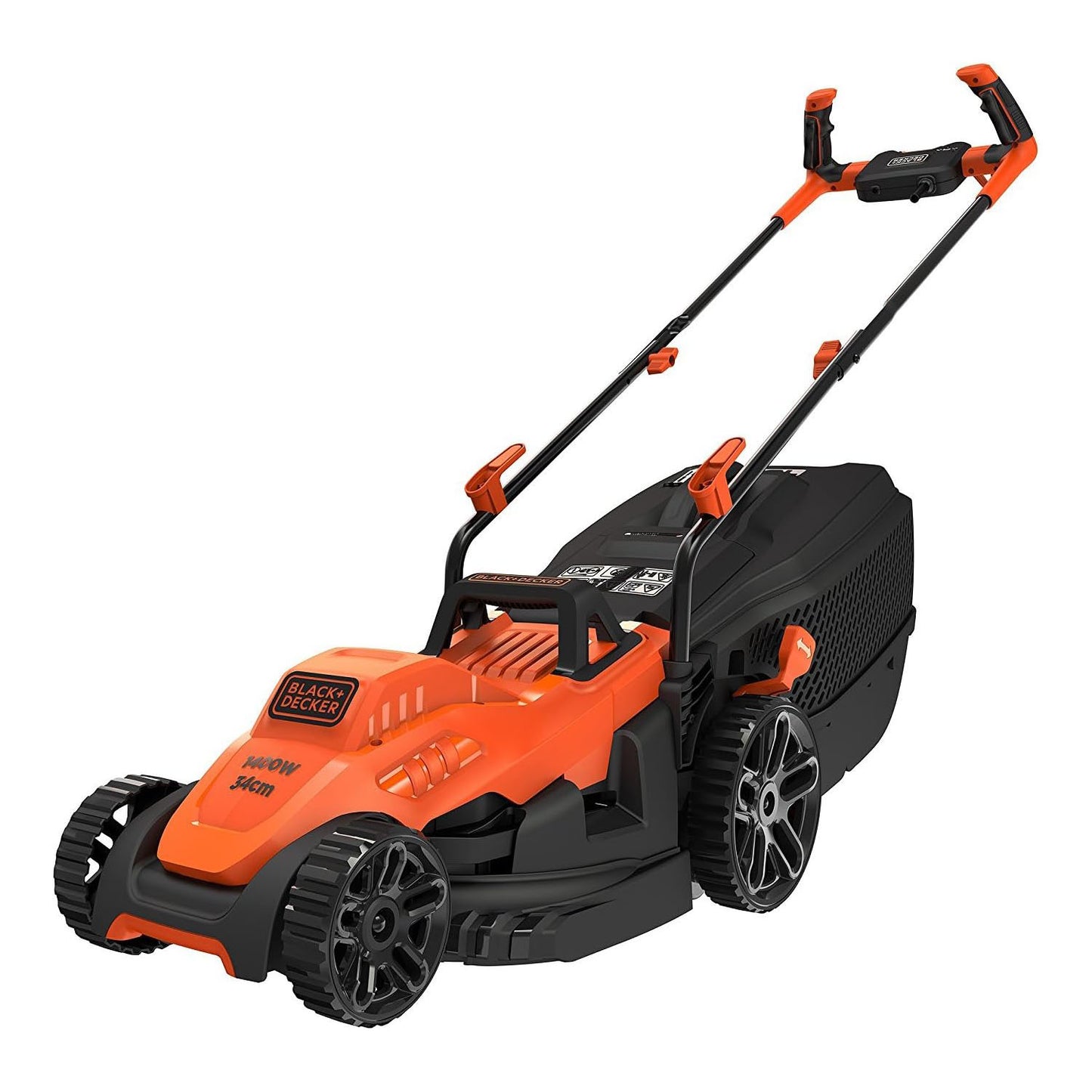 Rasaerba a filo Black+Decker 1400 W 34 cm impugnatura bike