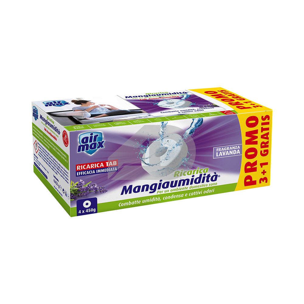 Ricarica sale Mangiaumidità Air Max 450 grammi (4 pezzi)