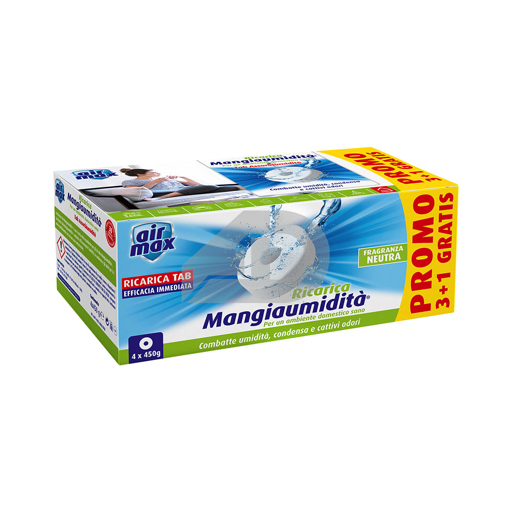 Ricarica sale Mangiaumidità Air Max 450 grammi (4 pezzi)