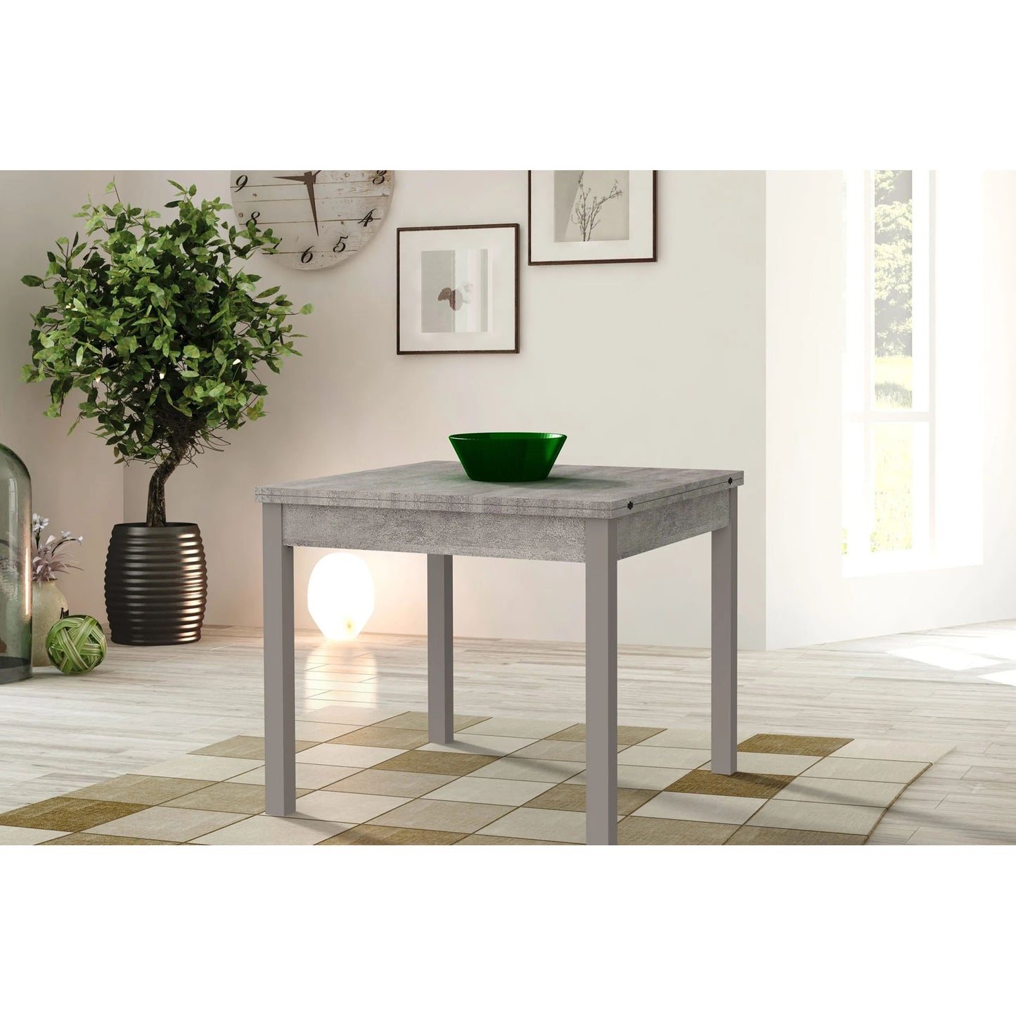 Tavolo cucina apertura a libro Firenze 90x90 apertura massima 180 cm vari colori