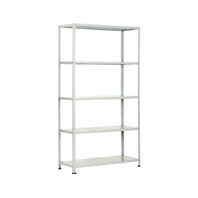 Scaffale in metallo componibile 40x100x186 cm portata 80 kg a ripiano