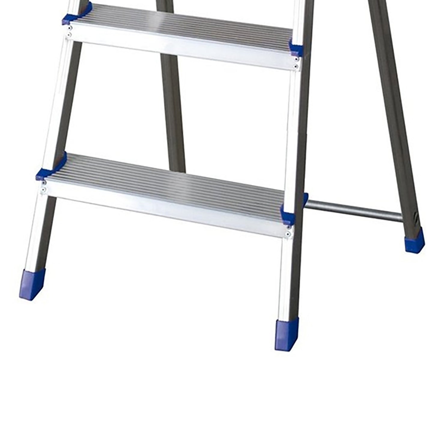 Scala domestica in alluminio 3 gradini 122 cm blu Facal K100