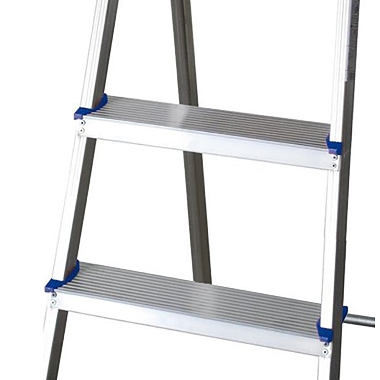 Scala domestica in alluminio 3 gradini 122 cm blu Facal K100