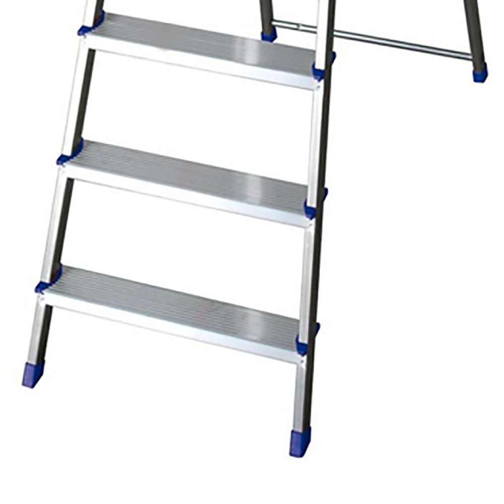Scala domestica in alluminio 8 gradini 232 cm blu Facal K100
