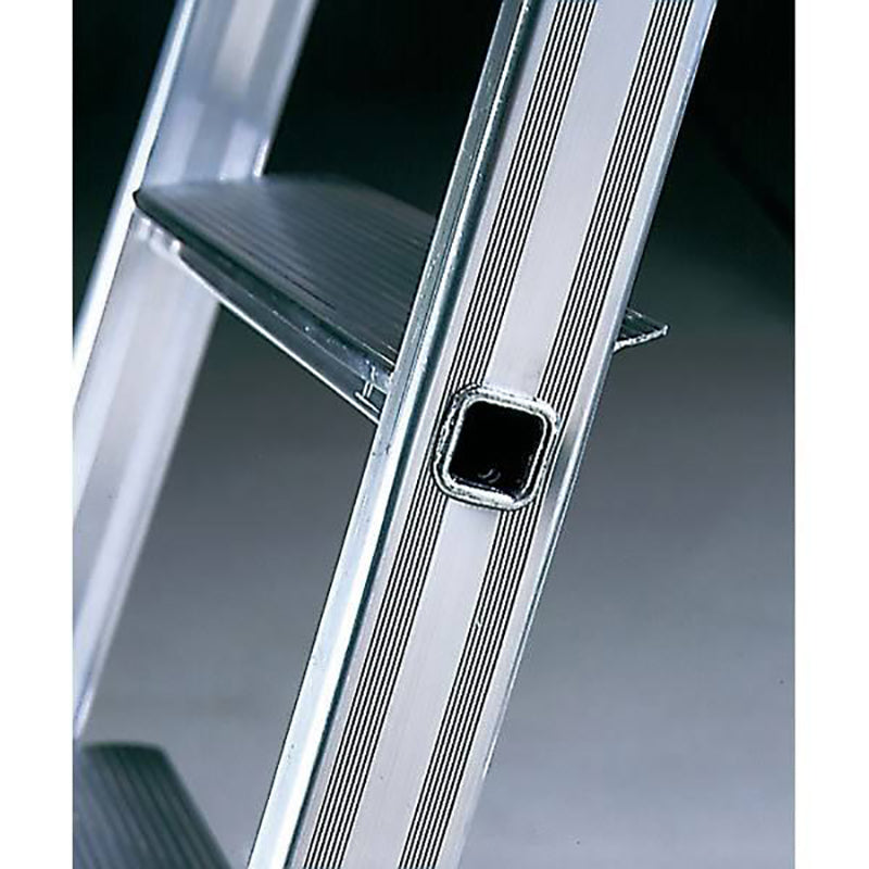 Scala quadra 9 gradini h. 265 cm Facal alluminio
