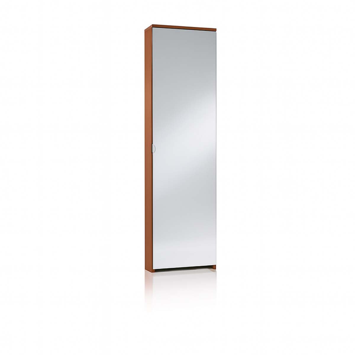 Scarpiera salvaspazio con specchio 50,5 x 19,5 x 178 cm