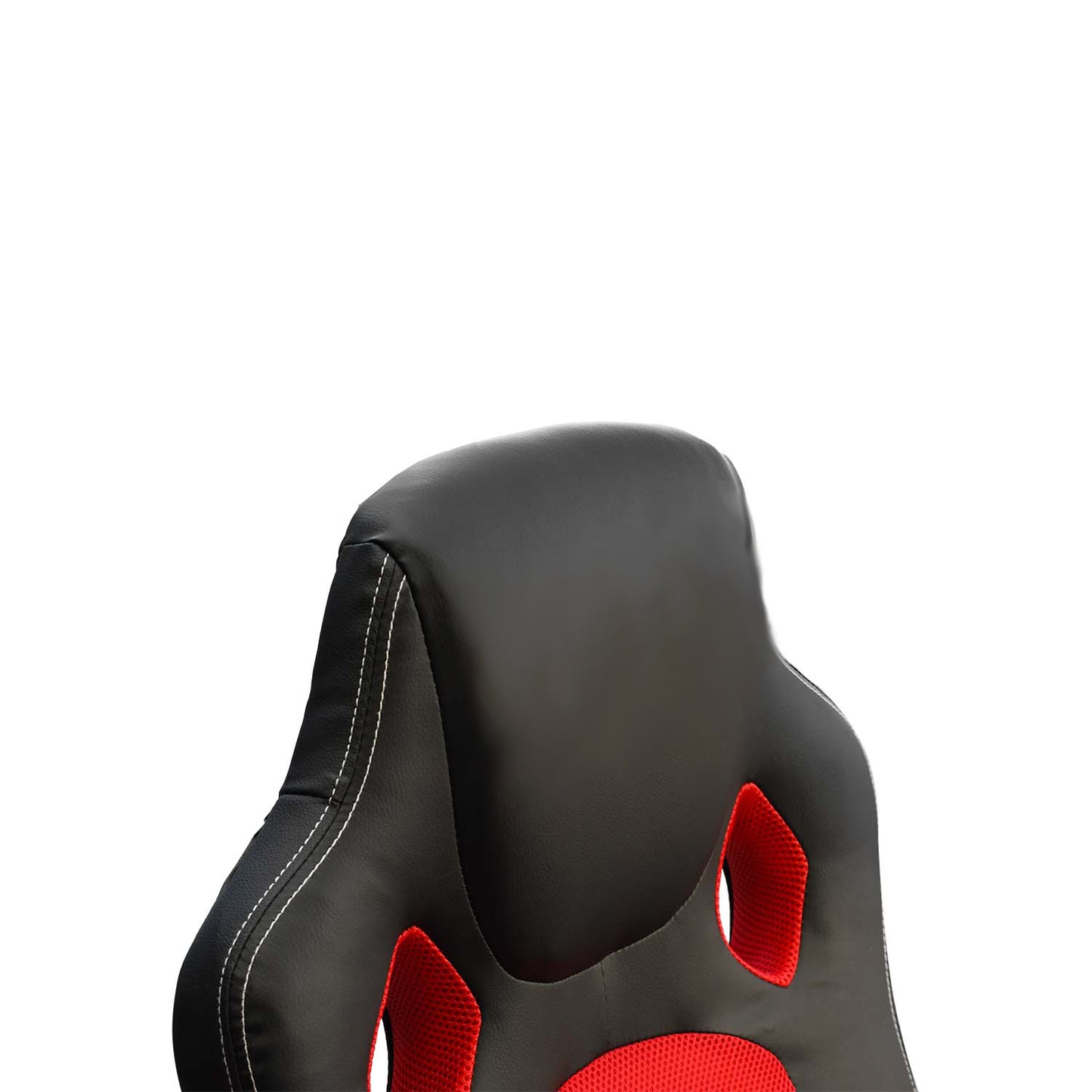 Sedia gaming ergonomica altezza regolabile con braccioli nera e rossa