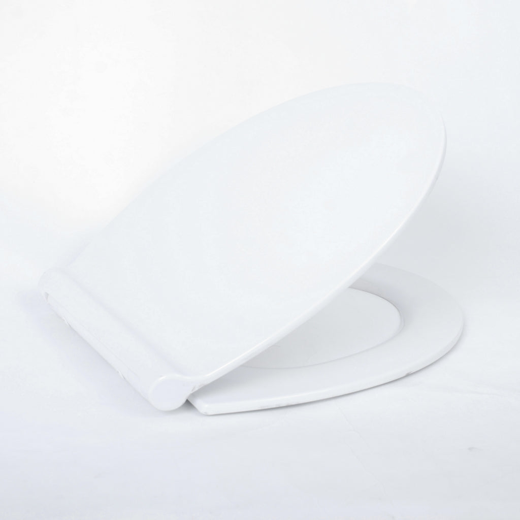 Sedile wc copri water soft close con cerniere bianco 37 x 44 cm