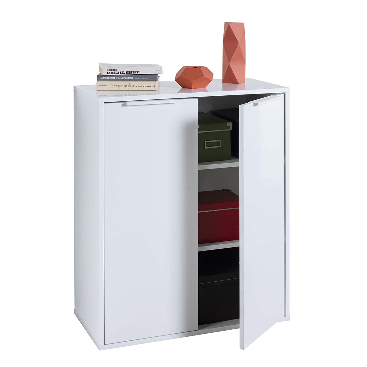 Mobile salvaspazio 2 ante 72x87x35 cm