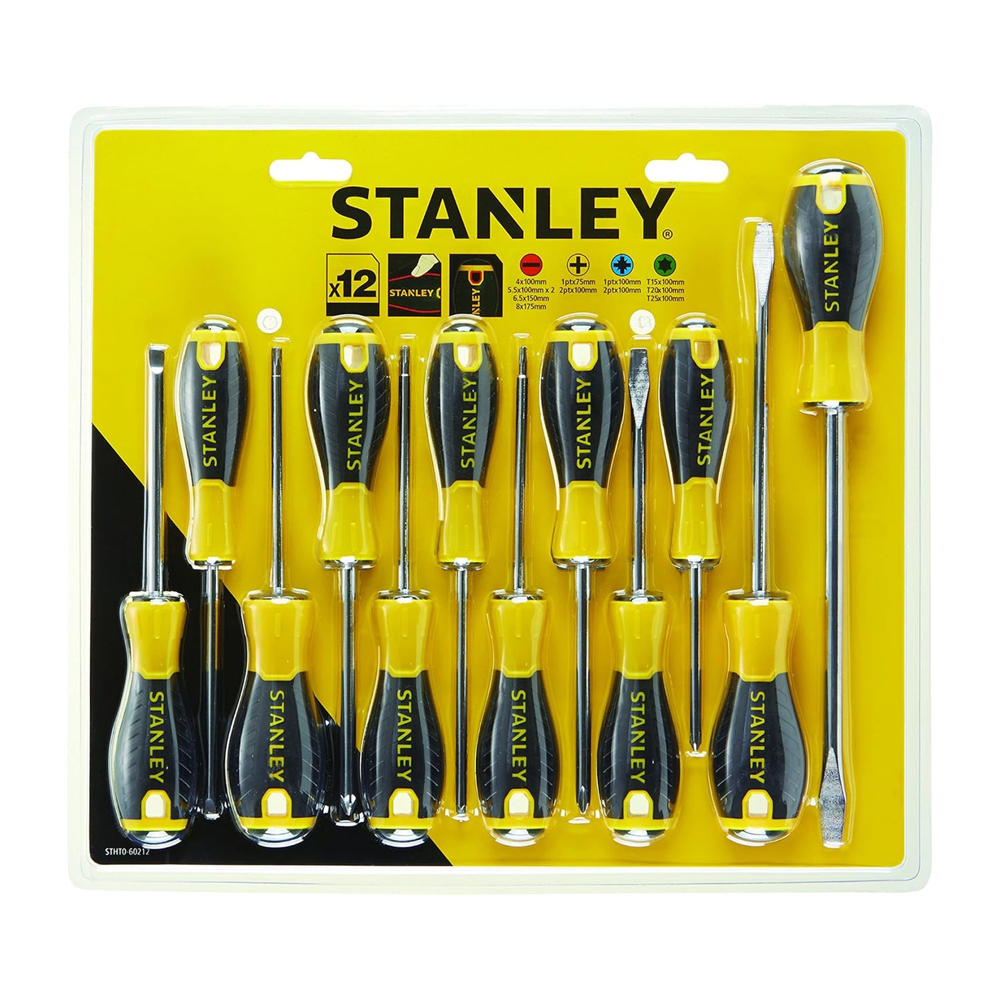 Set 12 pezzi giravite Stanley Essential STHT0-60212