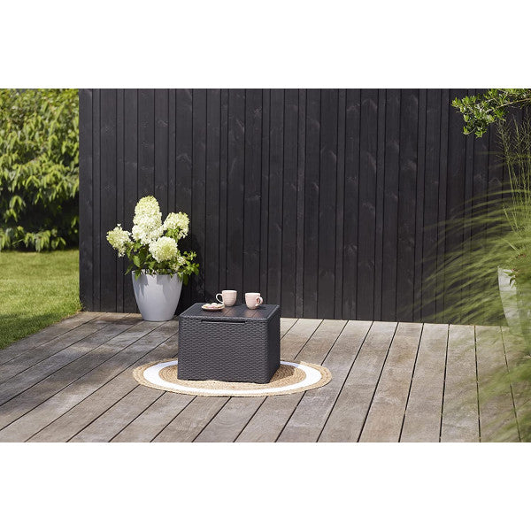 Set da giardino due divani e un tavolino grafite Keter Claire