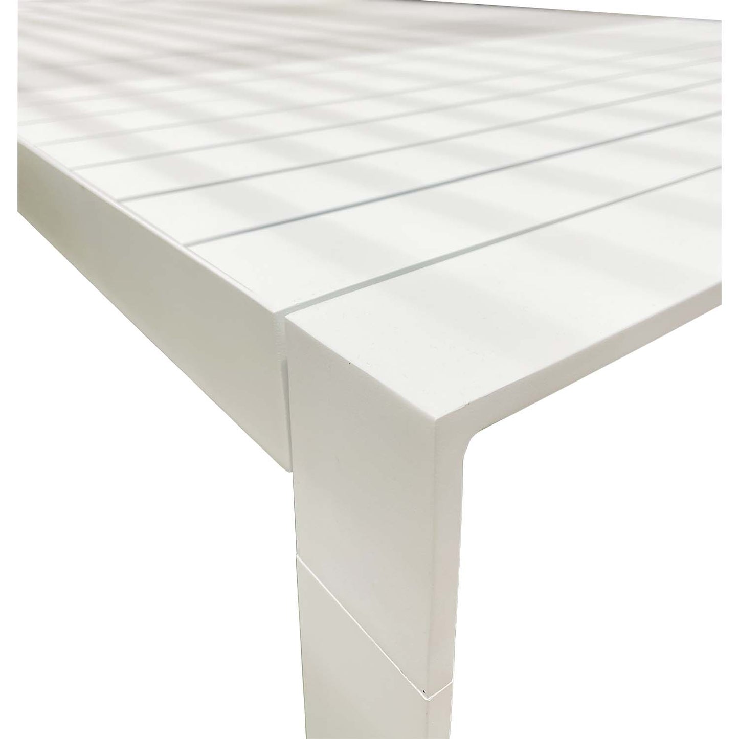 Set tavolo allungabile con 6 sedie bianco e grigio