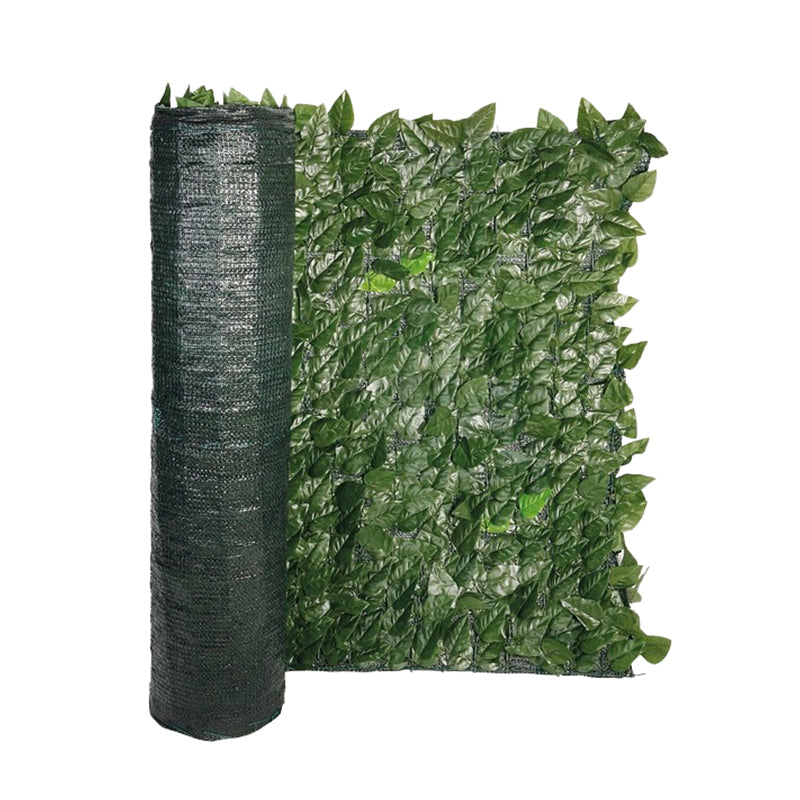 Siepe artificiale Ivy 100x300 cm verde scuro con ombreggiante